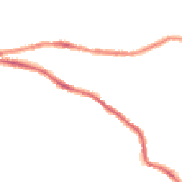 Night-time road noise heatmap for BS5 8LB