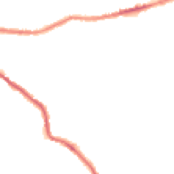 Night-time road noise heatmap for BS5 8NN
