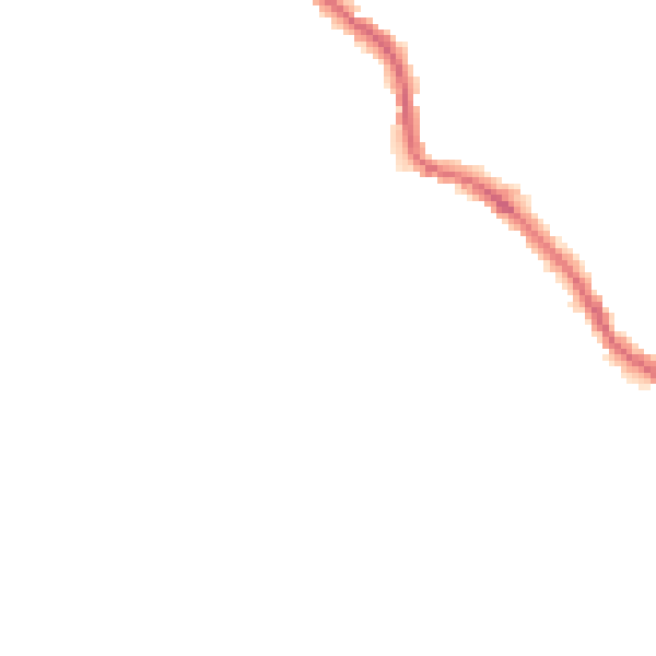 Night-time road noise heatmap for BS5 8TG