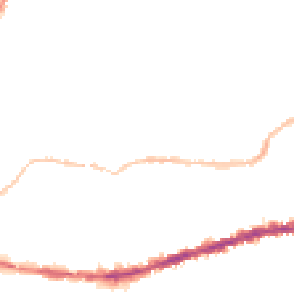 Night-time road noise heatmap for BS5 9AG