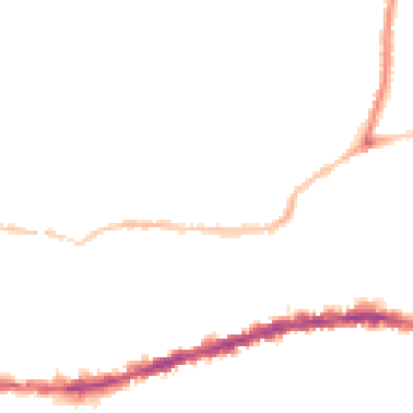 Night-time road noise heatmap for BS5 9BL