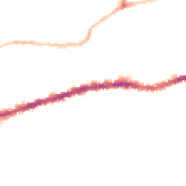 Night-time road noise heatmap for BS5 9BZ