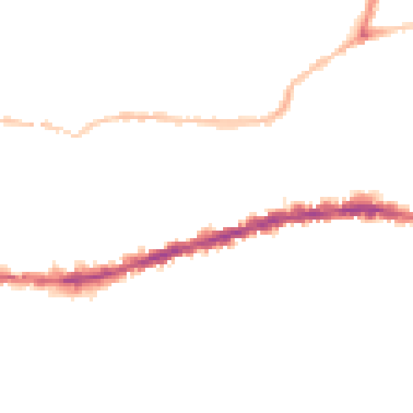 Night-time road noise heatmap for BS5 9DP