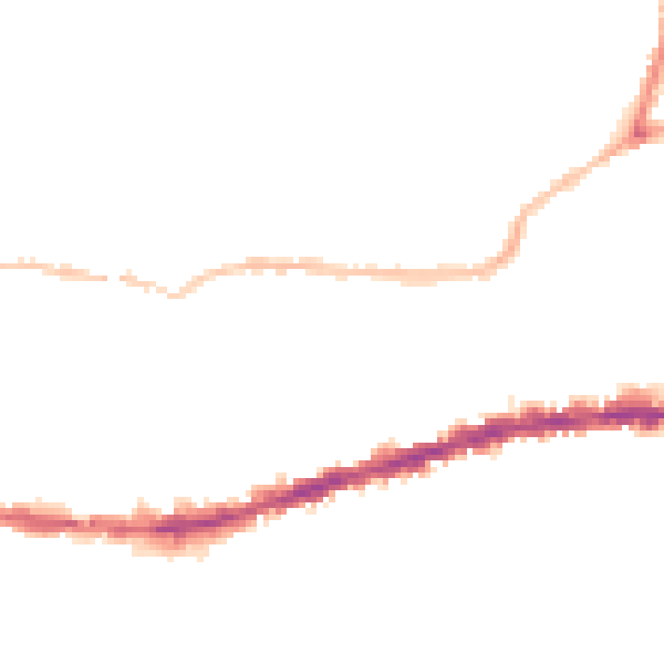 Night-time road noise heatmap for BS5 9DS