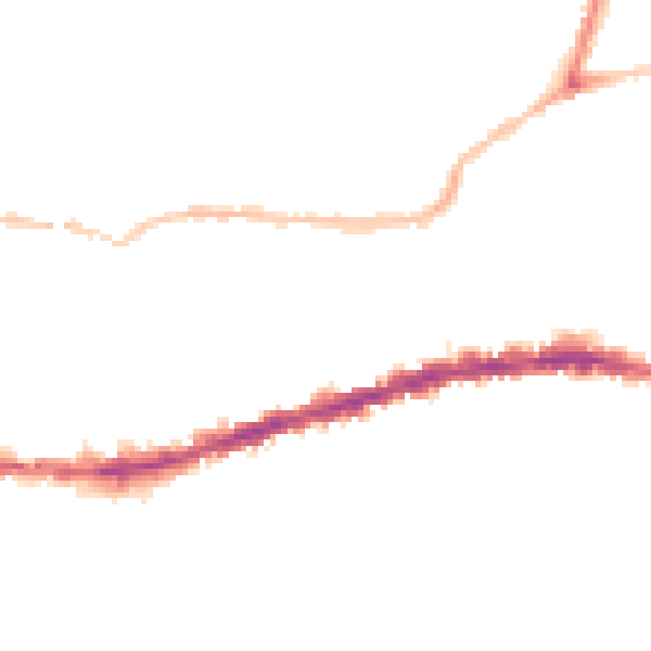 Night-time road noise heatmap for BS5 9DW