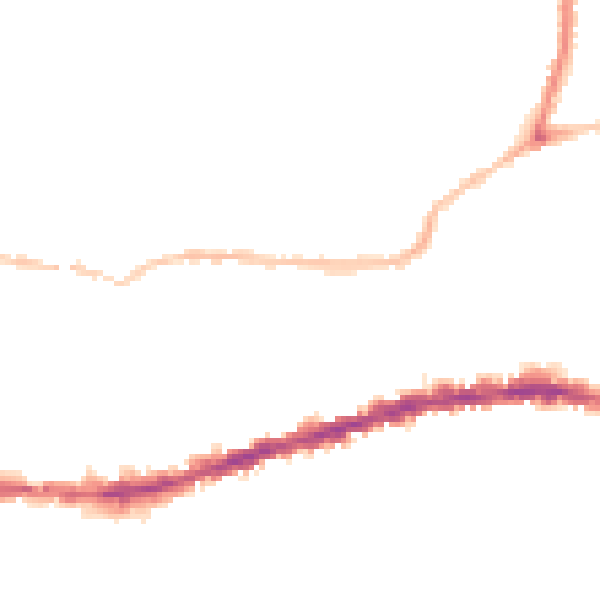 Night-time road noise heatmap for BS5 9DY