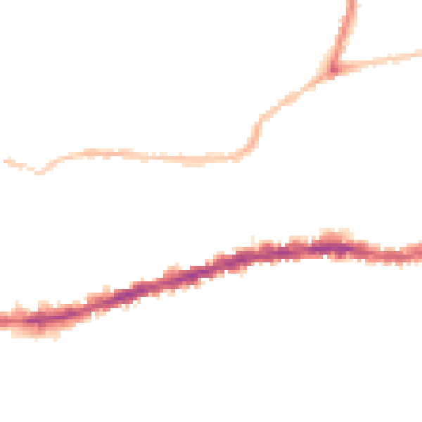 Night-time road noise heatmap for BS5 9EF