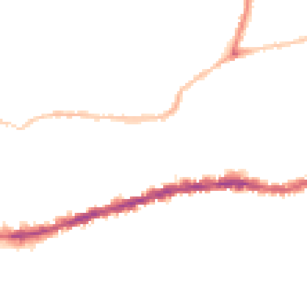 Night-time road noise heatmap for BS5 9EH