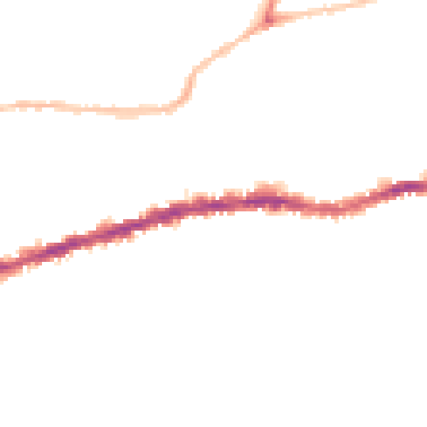 Night-time road noise heatmap for BS5 9HB