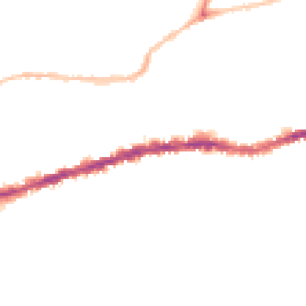 Night-time road noise heatmap for BS5 9HN