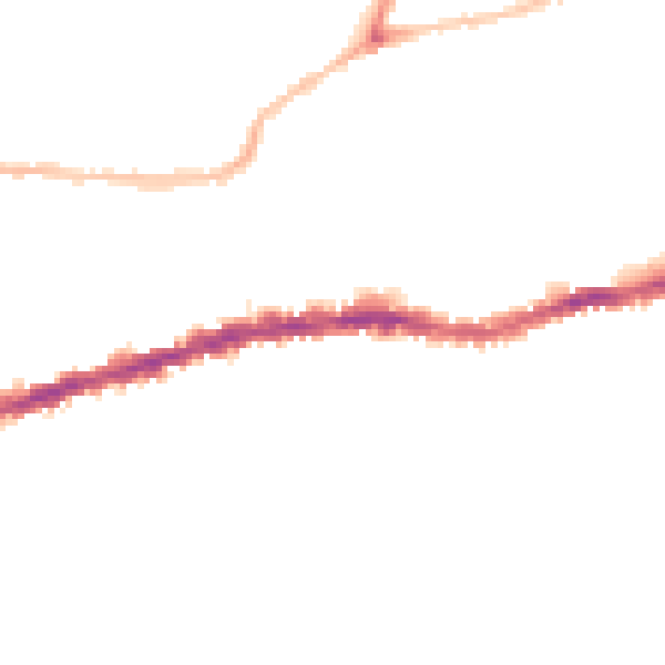 Night-time road noise heatmap for BS5 9HX