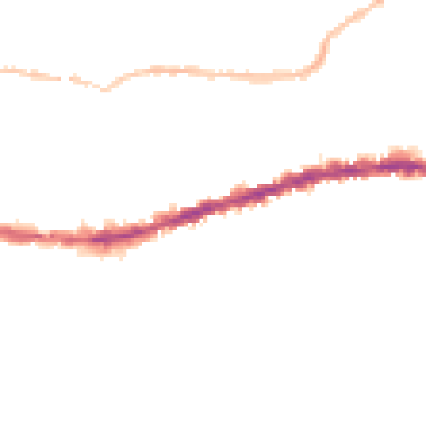 Night-time road noise heatmap for BS5 9LE