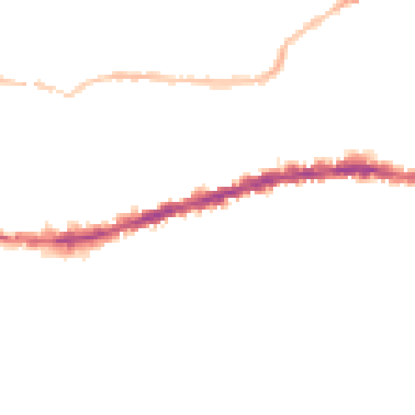 Night-time road noise heatmap for BS5 9LJ
