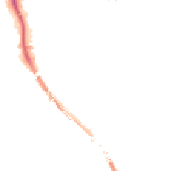 Night-time road noise heatmap for BS5 9UD
