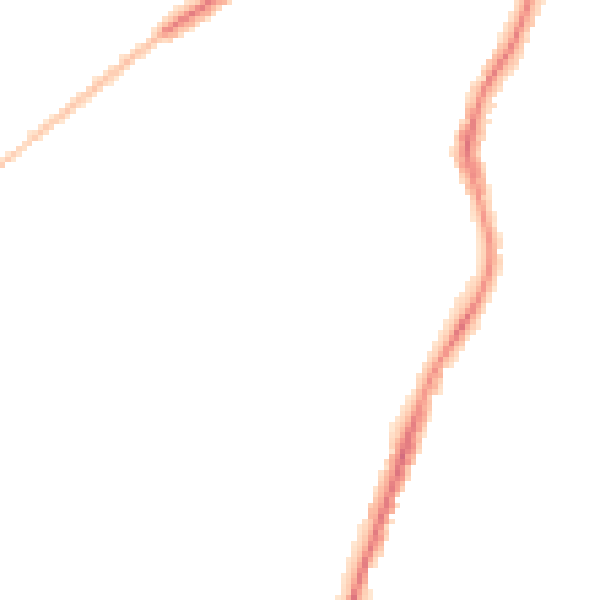 Night-time road noise heatmap for BS7 0FD