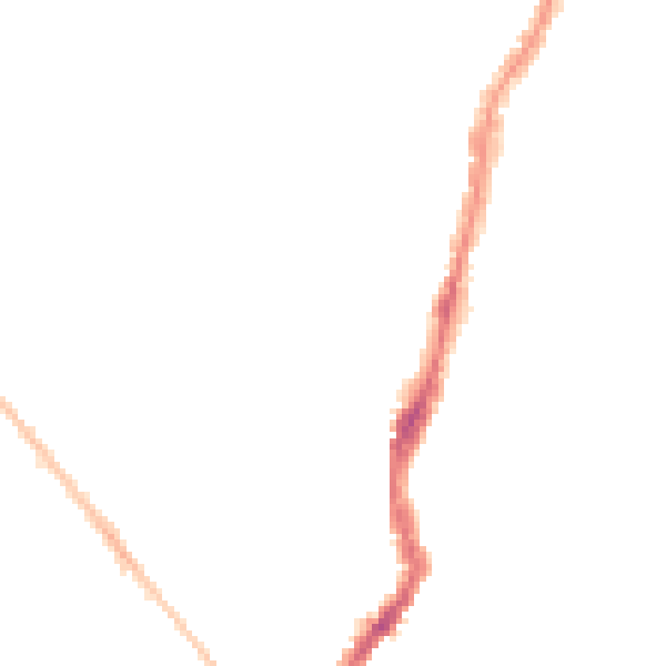 Night-time road noise heatmap for BS7 8HA