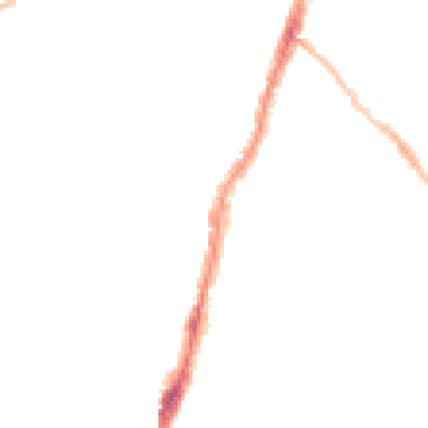 Night-time road noise heatmap for BS7 8NZ