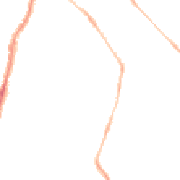 Night-time road noise heatmap for BS7 9LU