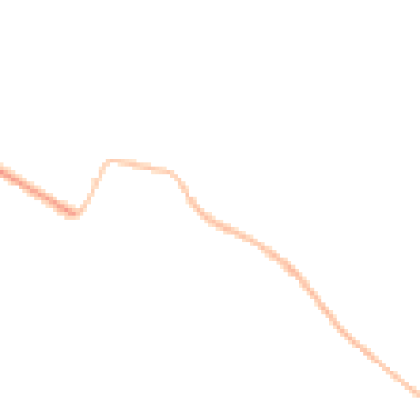 Night-time road noise heatmap for BS9 1AJ