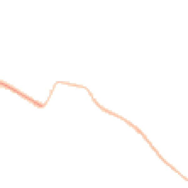 Night-time road noise heatmap for BS9 1AL