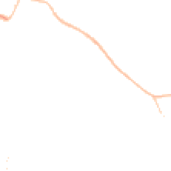 Night-time road noise heatmap for BS9 1AR