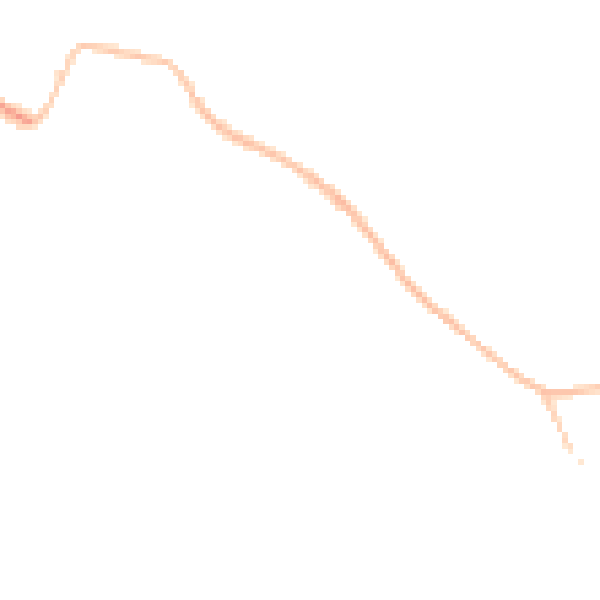 Night-time road noise heatmap for BS9 1AY