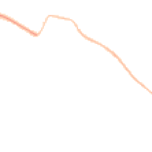 Night-time road noise heatmap for BS9 1BD