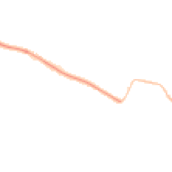 Night-time road noise heatmap for BS9 1BL