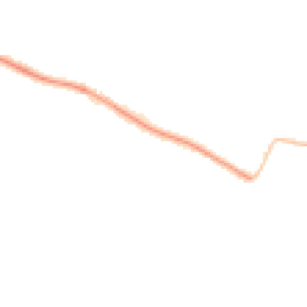 Night-time road noise heatmap for BS9 1BX
