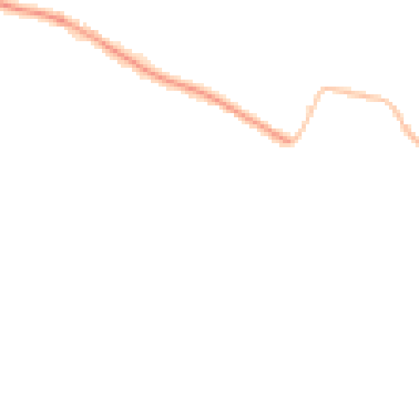 Night-time road noise heatmap for BS9 1DB