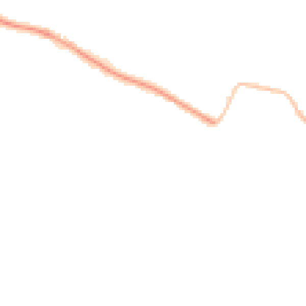 Night-time road noise heatmap for BS9 1DD