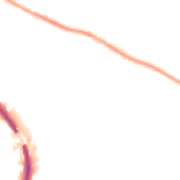 Night-time road noise heatmap for BS9 1DJ
