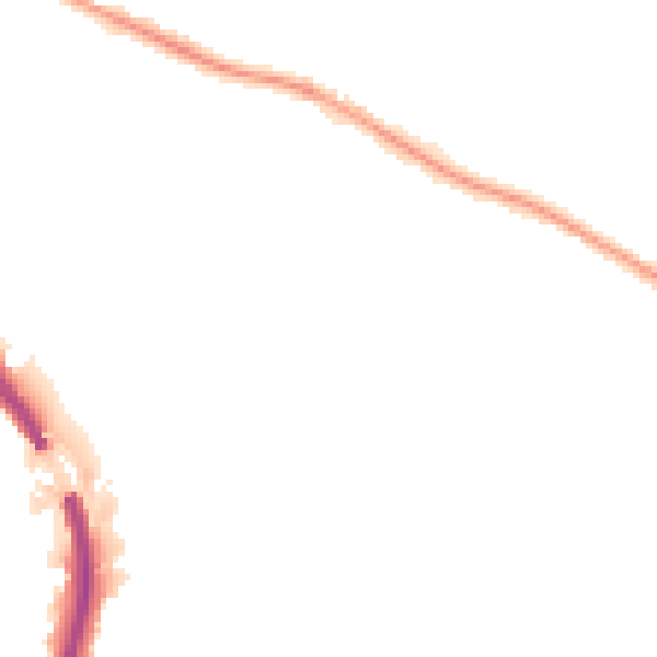 Night-time road noise heatmap for BS9 1DQ
