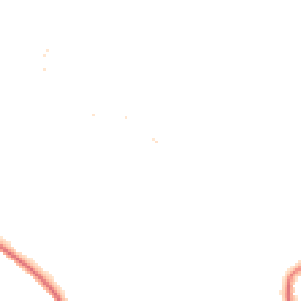 Night-time road noise heatmap for BS9 1ND
