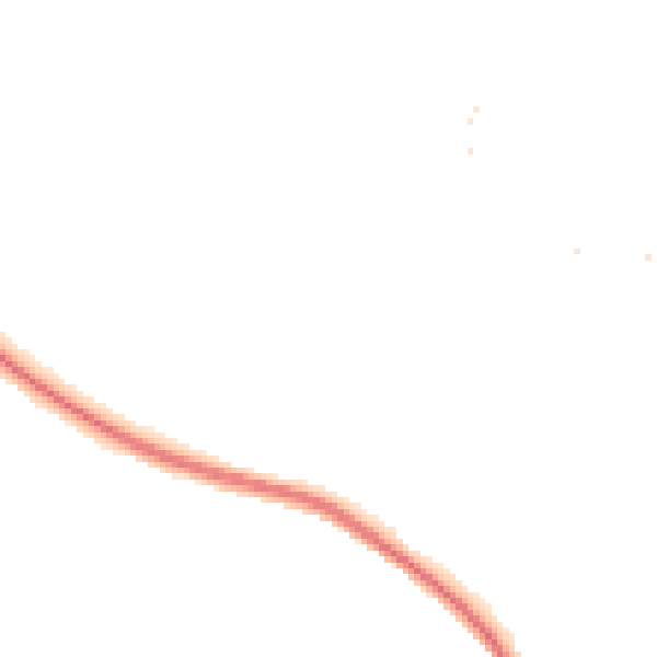 Night-time road noise heatmap for BS9 1NU