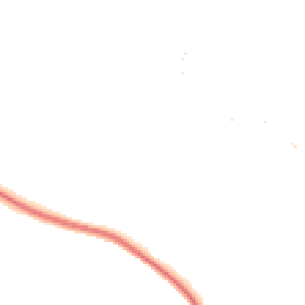 Night-time road noise heatmap for BS9 1PE