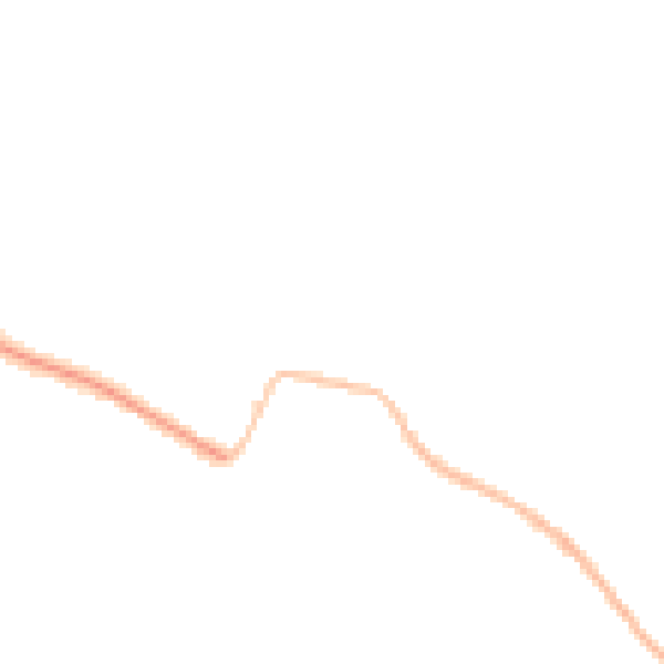 Night-time road noise heatmap for BS9 2AB