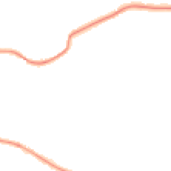 Night-time road noise heatmap for BS9 2AN