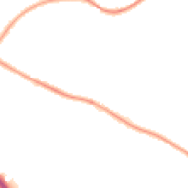 Night-time road noise heatmap for BS9 2DQ
