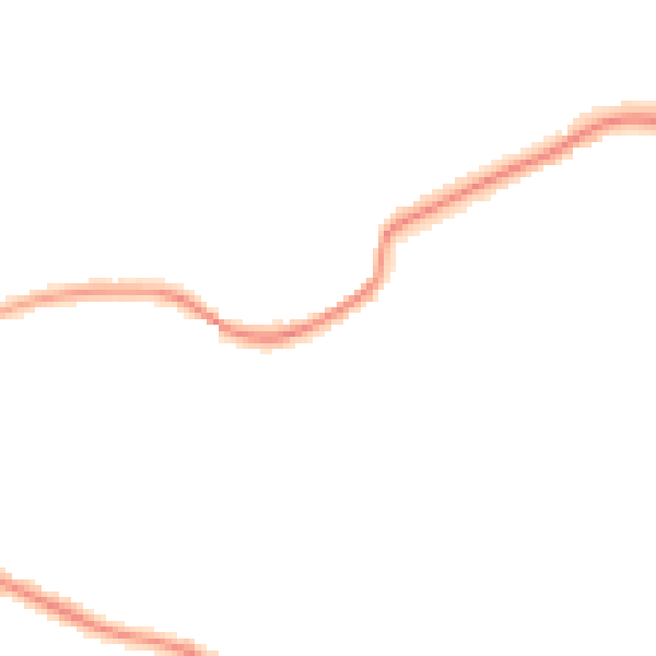 Night-time road noise heatmap for BS9 2LN