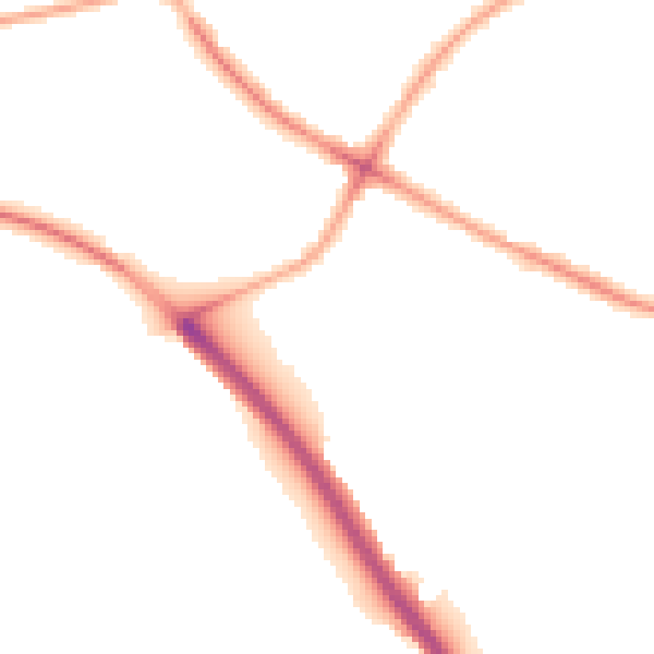 Night-time road noise heatmap for BS9 2LQ