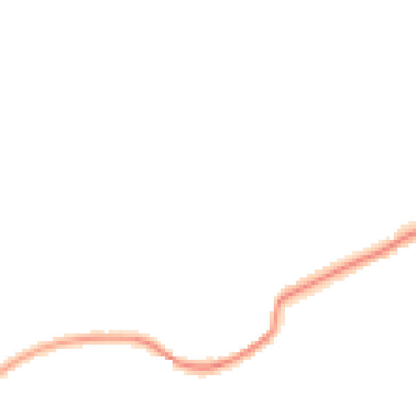 Night-time road noise heatmap for BS9 2RL