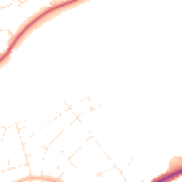 Daytime road noise heatmap for BS9 2RU