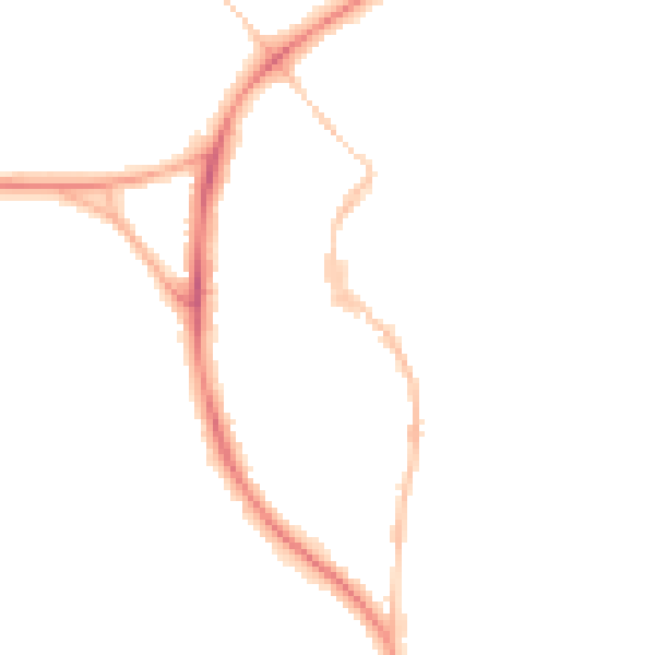 Night-time road noise heatmap for BS9 3DP