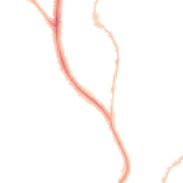 Night-time road noise heatmap for BS9 3JS