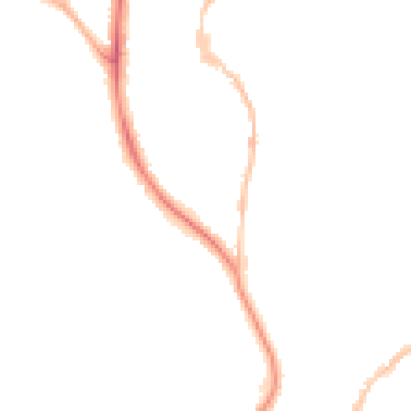 Night-time road noise heatmap for BS9 3JT