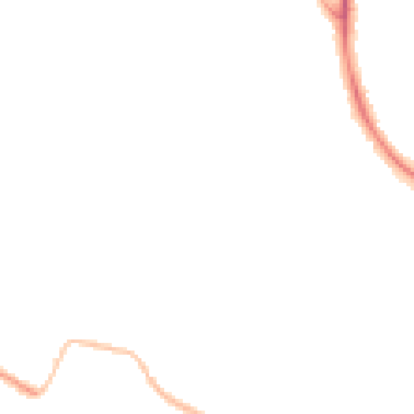 Night-time road noise heatmap for BS9 3QN
