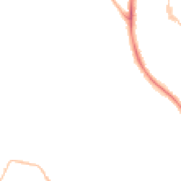 Night-time road noise heatmap for BS9 3QP