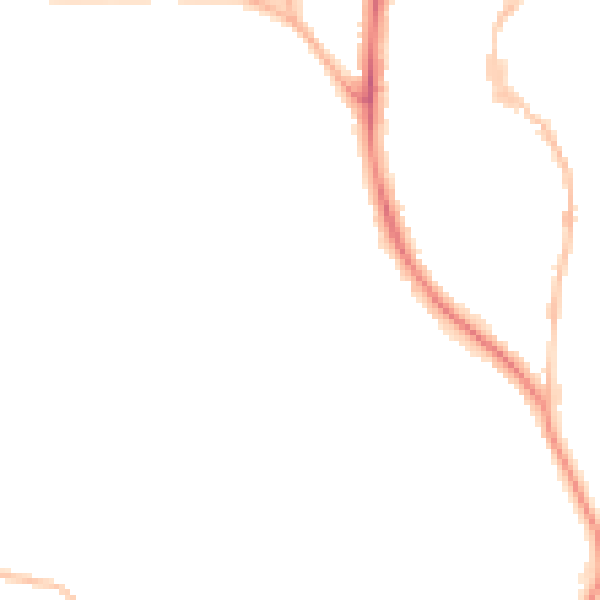 Night-time road noise heatmap for BS9 3QT