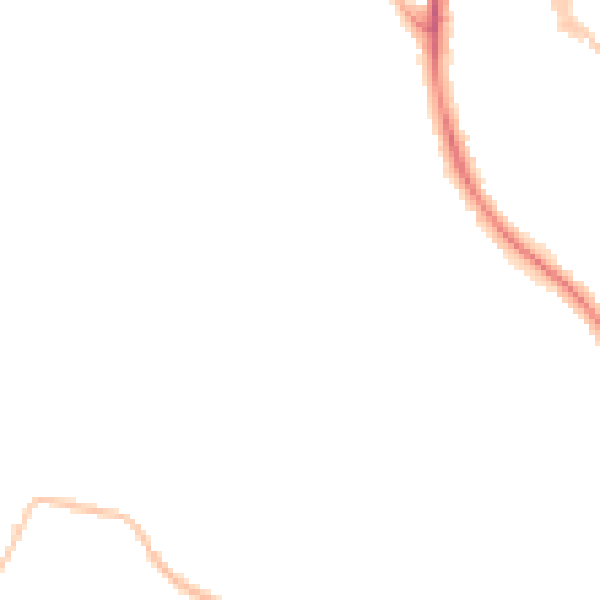 Night-time road noise heatmap for BS9 3RL